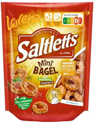 Lorenz Snack World Saltletts Mini Bagel, 100g