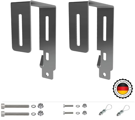 Solar Haken Balkon passend für Solarpanel Balkonkraftwerk Befestigung Eckig bis 70mm