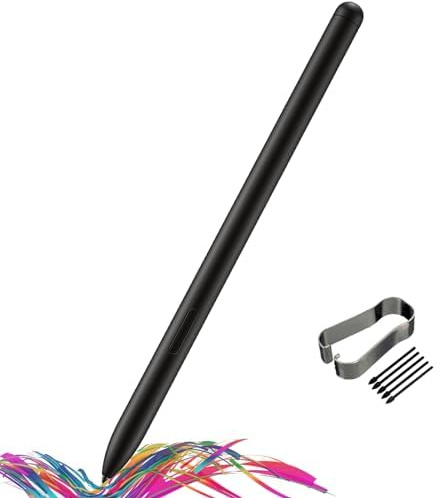 Galaxy Tab S9 Penna Stilo di Ricambio Per Samsung Galaxy Tab S9/S9+/S9 Plus/S9 Plus/S9 Ultra S Pen Stylus Pen Con punte/pennini(SenzaBluetooth), Nero