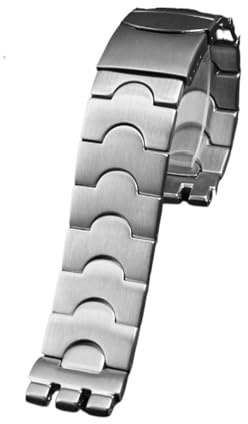 HASGTFM Metall Edelstahl Armband Armband Fit for Swatch YGS749G YCS Yas YGS IRONY Keramik Männer Frauen Uhr Kette Riemen 17mm 19mm 21mm