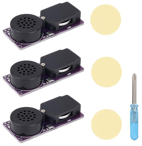 BTFO 3pcs Générateur de Bruits Chèvre Hurlante avec 16 Sons, Farce Sonore Cachée Bip Gênant pour Adultes Enfants Maison École Fête (Violet)