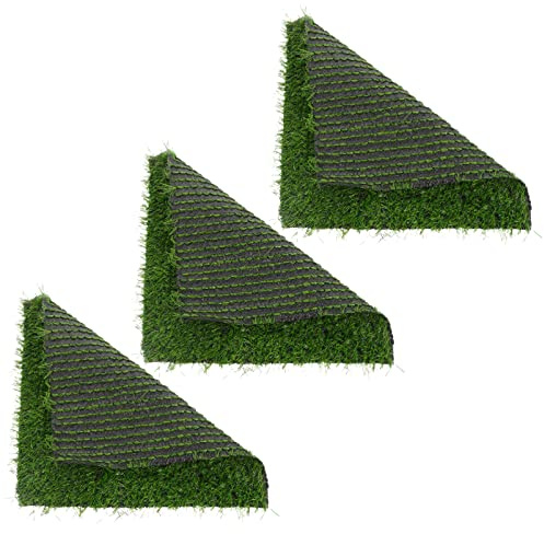 TOYANDONA 3 Piezas Colchonetas para Nidos De Gallinas Tapetes De Césped Artificial para Jaulas De Pollos De Alfombras para Nidos para De Gallinas
