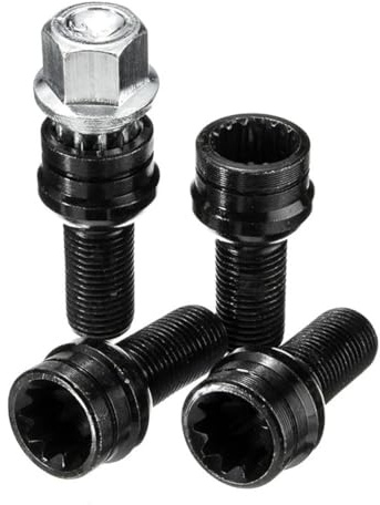 Auto Radschrauben Kompatibel Mit VW Für Golf Für J&etta Radschraubenbolzen Sicherungsmutter Radmuttern Radmuttern 7MM M14x1.5 Autozubehör