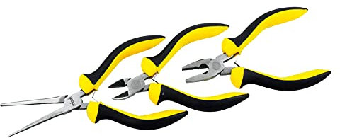 Rolson 20613 3 pc Mini Pliers Set