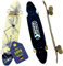 Best Sporting Longboard Insect I hochwertiges Skateboard mit ABEC 7 Carbon-Kugellager I Longboard Deck mit Insekten-Design auf der Rückseite I Longboard Erwachsene I Cooles Long-Board