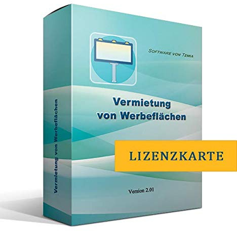 Vermietung von Werbeflächen [Link zum Herunterladen des Programms, ohne Datenträger]