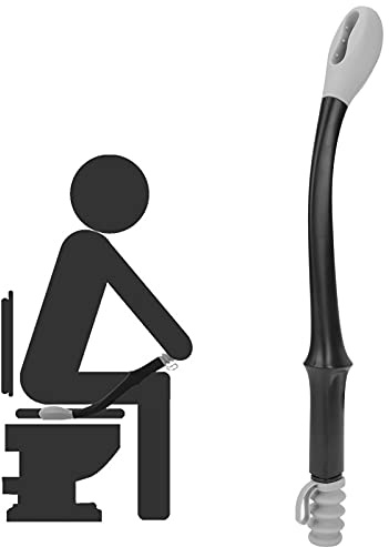 Aides à la Toilette Easy Wipe, 15.7in Long Handle Atteindre le Confort du Papier Hygiénique Wipe Aids Essuie-glace à Longue Portée pour la Personne âgée Enceinte