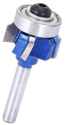 Abrundfräser Kantenschneider Fräser, R1 / R2 / R3 Holzbearbeitung Fräser, 4 Zähne Trimmen Cutter Trimmer Fräser, Cemented Carbid, für Elektrische Trimmer (8 x R2)