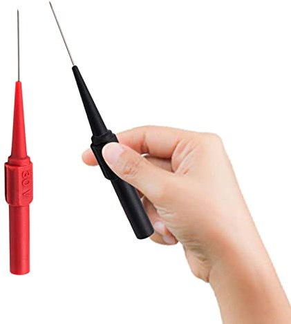Drahtdurchstechende Sonde Set | Isolierung Zurück Sonde Pins - Zerstörungsfreie Piercingnadel zur Autoreparatur Diagnose Tests Multimetersonden Adawd