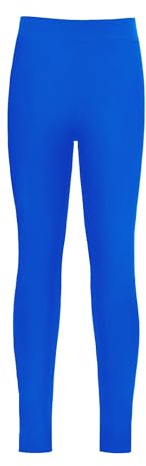 HULIJA Leggings para niñas largas con cintura elástica, leggings deportivas, leggings de ballet, leggings de yoga, leggings de pilates, leggings fitness, azul cobalto, 146-152