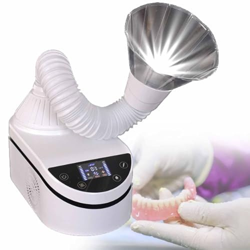 SACLMD Aspirapolvere Dentale,collettore di Polvere Portatile,Collettore di Polveri da Tavolo per Laboratorio Odontotecnico,Adatto per controsoffitti,Case,cliniche,220V