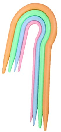 U-Shaped Sweater Knitting Needles 4 Pack ABS Plastic Curved