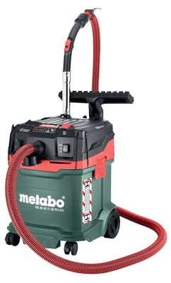 metabo AS 36-18 H 30 PC-CC Akku-Sauger, 18V Nass- und Trockensauger | Zertifizierter Industriestaubsauger Staubklasse H mit 30 l Behälter, Boost-Modus, ohne Akku und Ladegerät