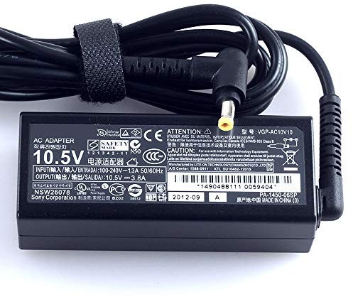 Chargeur Adaptateur Secteur 10.5V 3.8A VGP-AC10V8 Compatible avec Sony VAIO Duo 11 10 Ultrabook