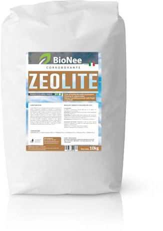 Zeolite per agricoltura x 10 KG - Polvere di roccia, Potenziatore delle difese naturali Effetto Insetticida e Fungicida - Per Orto e Piante - BIO