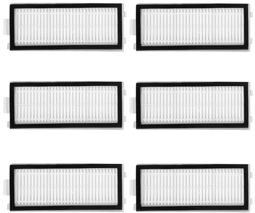 Heykewi 6 Stück HEPA Filter für Roborock Qrevo Master/Qrevo Slim/Qrevo Curv 2 Flow/Saros Z70 Roboter staubsauger Filter Ersatzteile