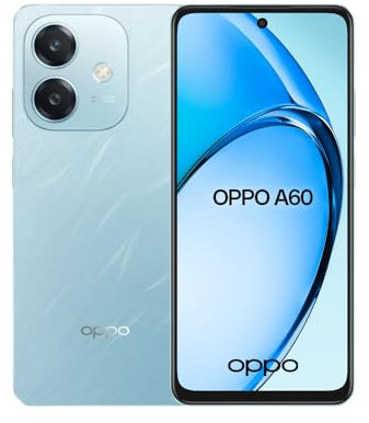 OPPO A60 CPH2683 5G 6.67 Smartphone Mediatek Dimensity 6300 4GB RAM 128GB Storage ColorOS Ocean Blue - CPH2683-Blue-AG