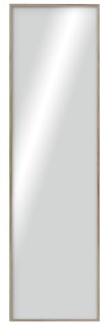 CHELY INTERMARKET MOD19200 Espejo De Pared Cuadrado Haya Estilo Moderno 35x140 cm Ideal para Baño Salón PVC Montaje Rápido con Kit De Colgar Incluido Fabricado En España