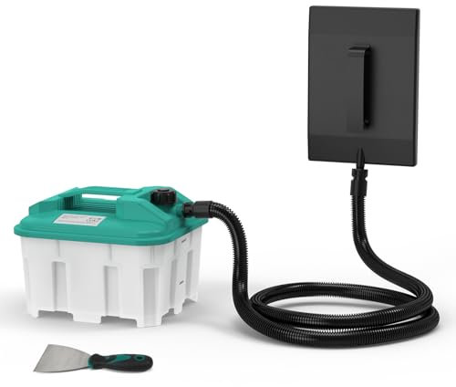 2300W Décolleuse Papier Peint, VLOXO Décolleur Papier Peint avec Réservoir 4,5L, Spatule et Autonomie 70 min, Décapeur pour Vinyle, Peinture, Plusieurs Couches et Murs Texturés