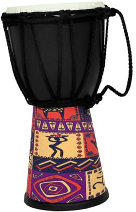 Milisten Leichte Djembe Handtrommel Für Anfänger Kinder 4 Zoll Percussion Instrument Aus Sicherem Material Kinderfreundliche Kindertrommel Für Musikunterricht Und Bühnenaufführungen