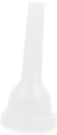 ERINGOGO Boquilla para Trombón Alto de ABS Blanco, Ligera y Resistente, Adecuada para Principiantes y Profesionales en Instrumentos de Viento