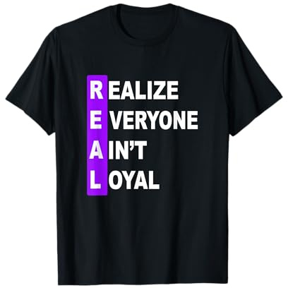 Color Morado Que no Todos Son Reales gráficos morados Camiseta