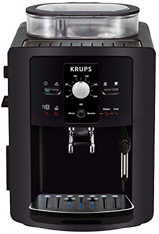 Krups EA 8000 Kaffee-Vollautomat Espresseria Automatic (Dampfdüse) schwarz