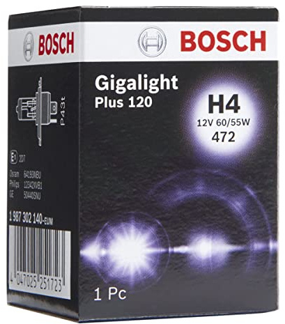 BOSCH Glühlampe, Fernscheinwerfer H4 1987302140