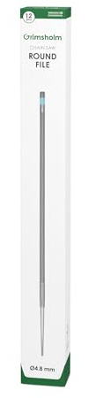 Lima redonda Premium Cut 4,8 mm, 12 uds.