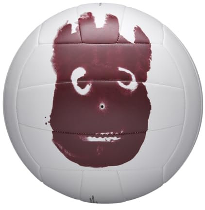 Wilson, Ballon de Volleyball, Castaway Mini, Wilson, Cuir synthétique, WTH4615XDEF, Mixte Adulte, Blanc, Taille Unique
