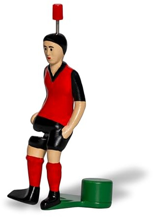 TIPP-KICK Star-Kicker Austria I Original Player for Young and Old I Fun with the Football Figure Game I Accessories I Jersey Red/White