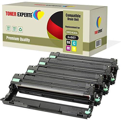 TONER EXPERTE® DR243CL 4X Bildtrommel kompatibel für Brother DCP-L3510CDW DCP-L3550CDW HL-L3210CW HL-L3230CDW HL-L3270CDW MFC-L3710CW MFC-L3730CDN MFC-L3750CDW MFC-L3770CDW (18.000 Seiten)