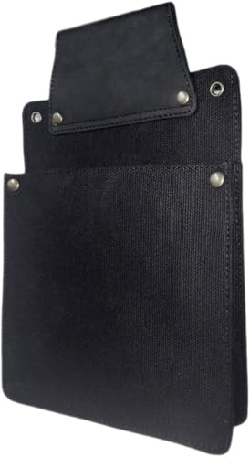 Kellnertasche für iPad Mini oder Tablet. Kellner der Zukunft Zubehör Schwarz Hochwertiges Canvas Holster Etui für Kellner Gürtel Cafe Bar Restaurant Hotel Kavali Concepts