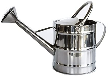 Regadera Regadera de acero inoxidable 8L / 12L, regadera de acero galvanizado con recubrimiento en polvo antioxidante para regar jardines, huertos y plantas verdes Regadera