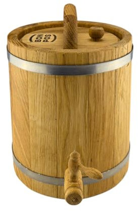 Waldmeister Botte in legno di rovere oliato da 10 l
