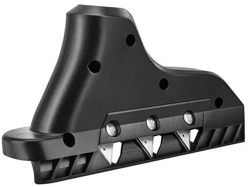 Y-Nut Block PlanTriple-Blade Edge Planer for Gypsum plasterboards with Perfectly Bevelled Front Edges Black