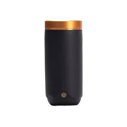 SDA287MZ Tea Tins Household Sealed Empty Canister Tea Warehouse Chinese Vintage Tea Canister for Coffee, Sugar, Tea, Nuts Tea Caddy(Black)