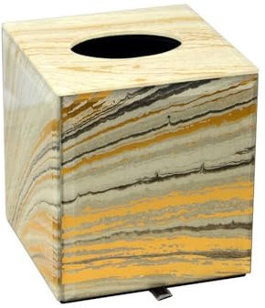 Zhaoj24-05 Kosmetiktücher Box Tissue-Box aus Glas for Zuhause, Wohnzimmer, Esstisch, goldene Schubladenbox, Couchtisch, Aufbewahrungsbox, dekorative Ornamente für Esszimmer Badezimmer Schlafzimmer