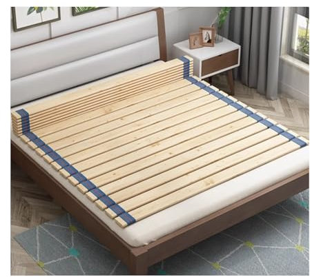 LVLDAWA Cama Plegable Estructura Madera Transpirable Soporte Suelo, Tablero Protector Cintura Que Se Vuelve Rígido para Una Cama Blanda, para Dormitorios(31X43IN)
