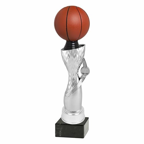 Generico Trofeo Basket – Coppa Pallacanestro con Base Elegante e Targhetta Personalizzata – Premi Sportivi per Squadre, Tornei, Eventi