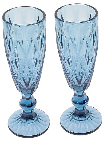 COLLBATH Flautas De Cristal Mr Wonderful 150ml Copas De Vino Ideales Para Brindis y Celebraciones