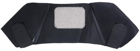 Protector de espalda con diseño de correas dobles para hombres y mujeres con correas dobles ajustables, protector de hombro elástico para viajes