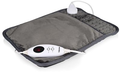 Tristar Scaldamani e Scaldapiedi Multifunzionale, Termocuscino 42x32 cm, 6 Livelli di Calore 40–65°C, Comando Digitale Removibile, Lavabile in Lavatrice, Spegnimento Automatico 90 Min, BW-4771