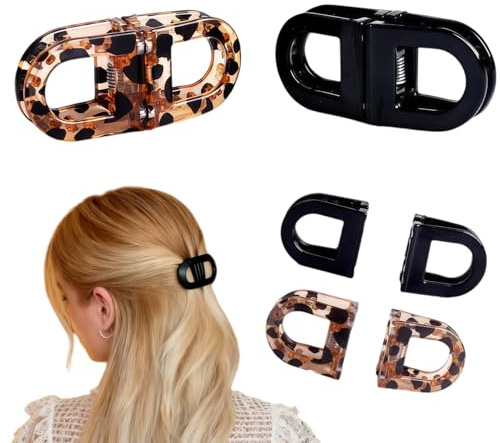 Ceriselle Magnetic Hair Clip, 2 Stück Magnetische Haarklammern für Frauen, Starker Halt, Nahtloses Design, 2-in-1 Haarklammern für einfache Alltagsfrisuren für alle Haartypen