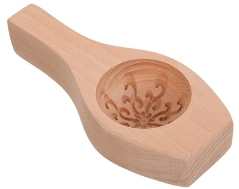 GETAJGHSD Holz Gebäckform für Hausgemachte Teigtaschen und Gedämpfte Brötchen mit Eleganter Blumenform und Vielseitigem Design für Küche
