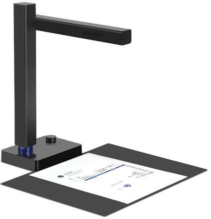Dokumentenscanner der Shine-Serie, tragbare USB-Dokumentenkamera, erfasst bis zu A3-Format mit schneller Scanfunktion for Meetings und Schulungen(Shine 800 Pro)