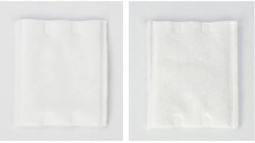 MAJORMENCH Paquete de 64 Discos de Algodón para Maquillaje, Almohadillas Faciales Suaves y Ligeras de Material No Tejido, Ideales Limpieza y Desmaquillado en Casa Color Color Aleatorio