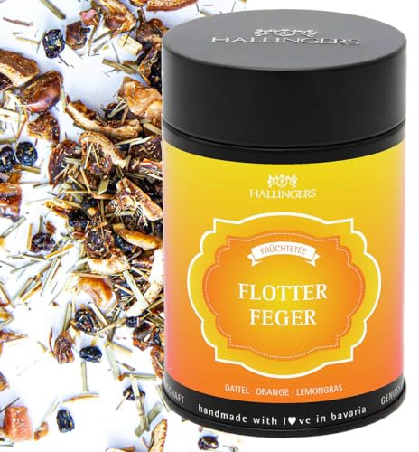 Hallingers Genuss Manufaktur Loser Früchte-Tee mit Dattel, Orange & Lemongrass