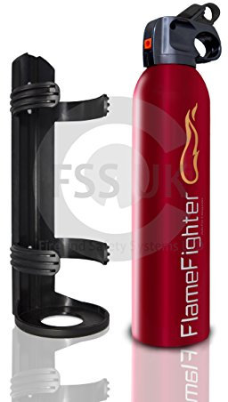 FSS UK MULTI PURPOSE 500G ABC DRY POWDER FIRE EXTINGUISHER. IDEAL FOR HOMES KITCHENS CARAVANS BOATS WORKPLACE SHOPS RESTAURANTS CAFE BARS PUB ETC (RED)