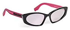 Marc Jacobs Damen Sportliche Schmale Sonnenbrille, Fuchsia, Rosa, Schwarz, One Size, Fuchsia, Einheitsgröße
